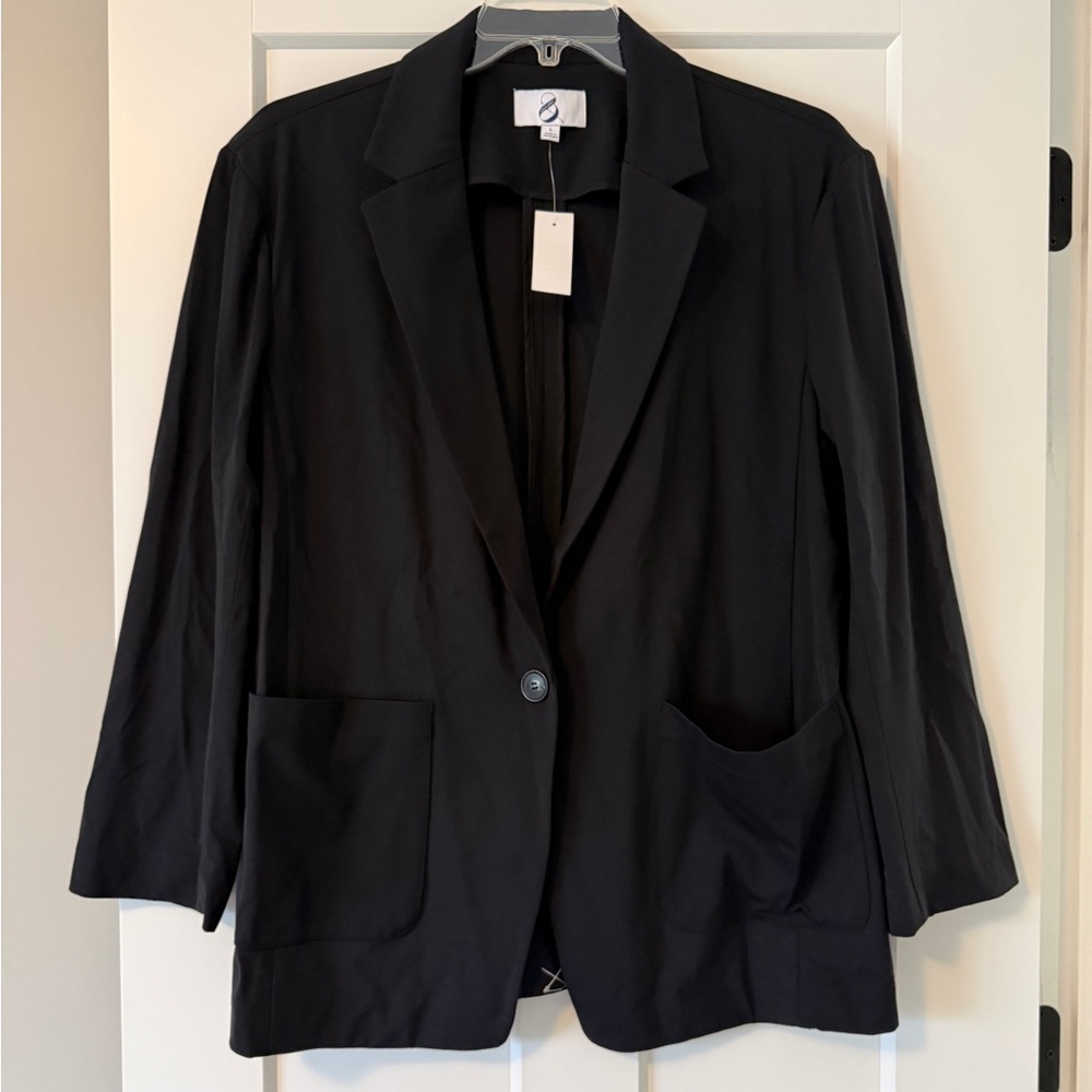 Lou & Grey Black Women's Blazer